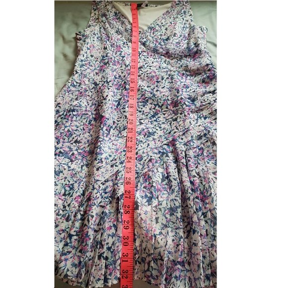 Banana Republic floral pleated chiffon dress - Picture 7 of 9